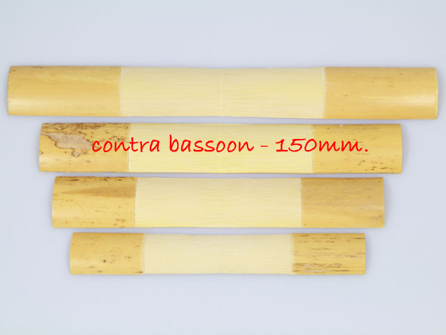 handcrafted profiled cane for contra bassoon